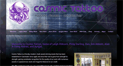 Desktop Screenshot of cosmictattoo.com